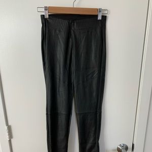 Pleather skinny fit pants